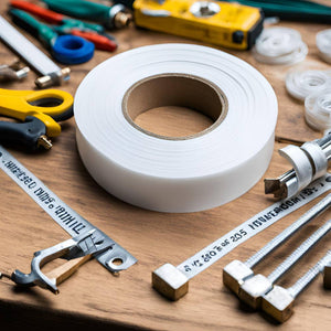 Kit nastro isolante in pvc autoestinguente multicolore per impianti sicuri *** colore bianco, dimensioni 19 mm x 25 m...