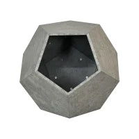 Cuccia per gatti poligonale con venatura del legno, tavolino da divano, 66x66x53 cm, Grigio