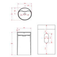 Lavabo monoforo free standing klaus plus artificial stone bianco opaco matt *** confezione 1