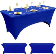 Tavolino con Copertura Reclinabile 2 pezzi - Lavabile - Elastico - Poliester/Elastan - Adatto per Matrimoni/Cocktail - Disponibile in Molti Colori - Copertura per Tavolino