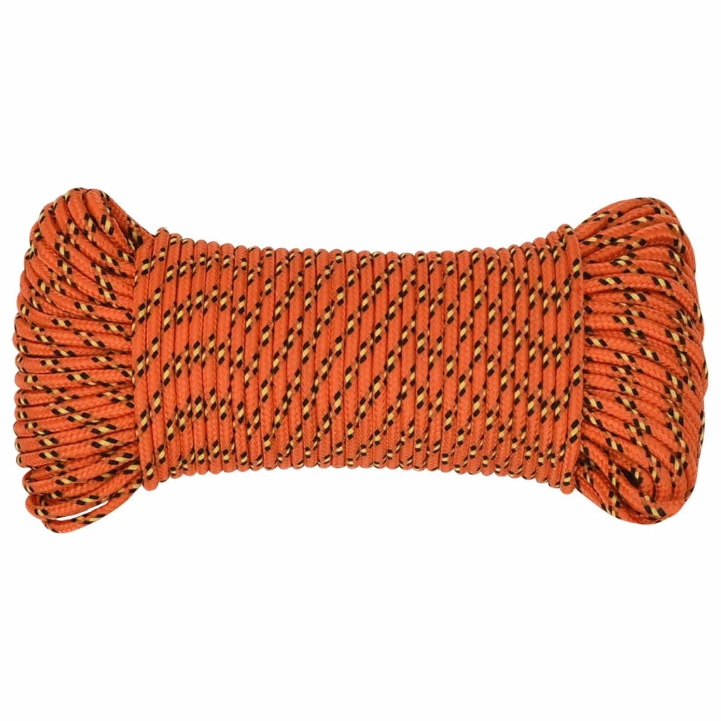 Corda multiuso 3 mm 25 m Arancione PP 67,5 kg Carico massimo 3472849