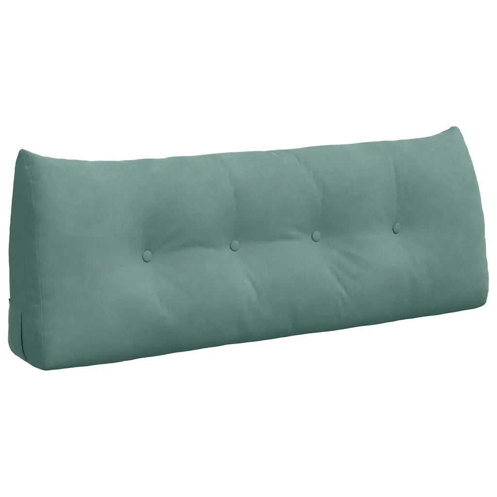 Cuscino per Schiena Verde Mare 120 x 24 x 50 cm Velluto 42014497