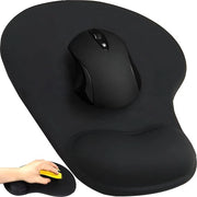 Supporto polso con cuscino di gel - sostegno polso ergonomico per comfort - 1 pezzo - nero