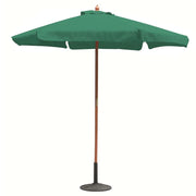 OMBRELLONE FANTASY CON TELO VERDE SCURO 2,5 MT
