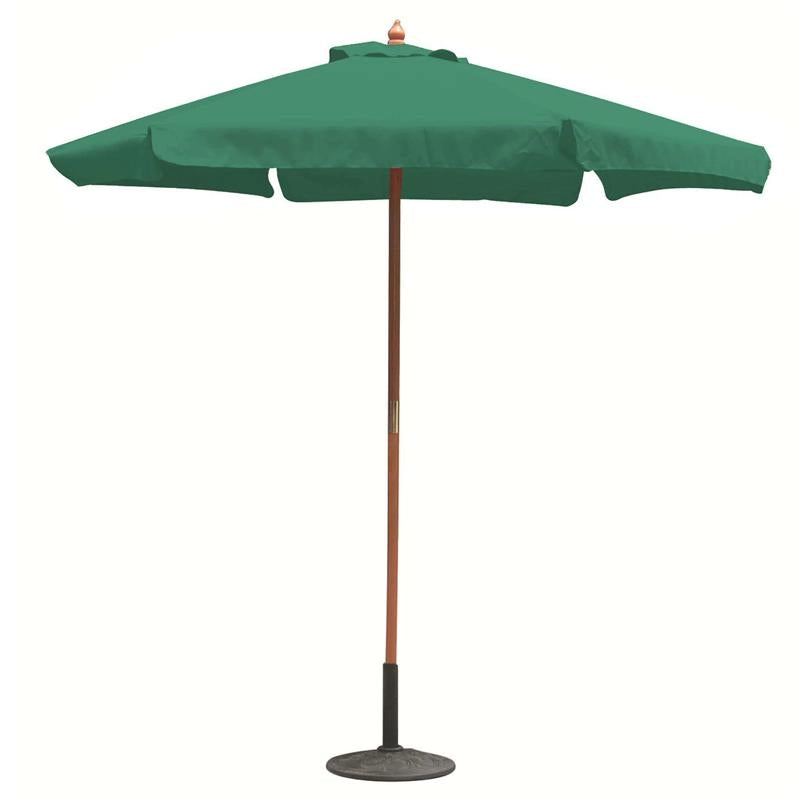 OMBRELLONE FANTASY CON TELO VERDE SCURO 2,5 MT