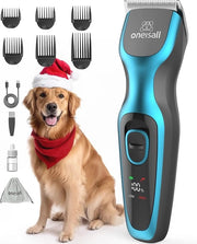 Tondeuse Elettrica Professionale per Cani con Capelli Spessi e Arruffati - 7000 giri/min