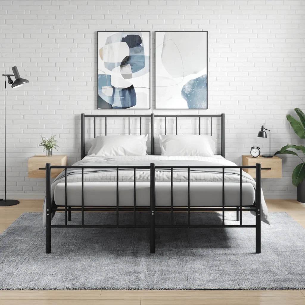Comodini a Muro 2 pz Rovere Sonoma 35x35x20 cm 829843