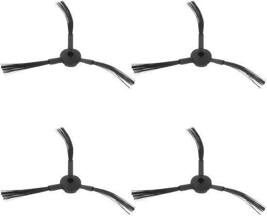 Set di pennelli per aspirapolvere 4 pezzi - Pennello laterale - Compatibile con iLife A4s/V3s/A4/V5/V5s Pro - Sostenibile - Disegno anti-crepa - Pulizia efficace delle cornici - Pennello per aspirapolvere