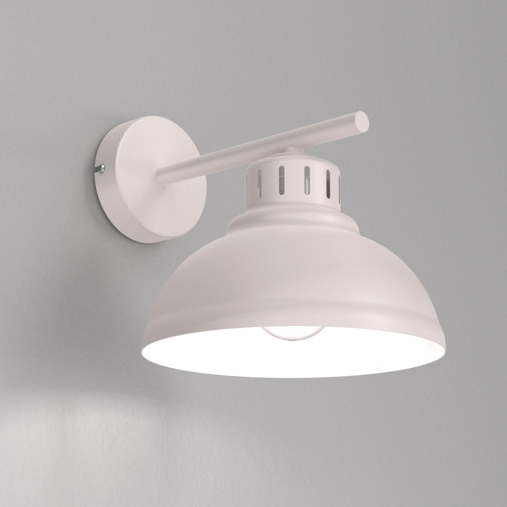 Applique Sven 1xE27 beige metallo industriale Luminex