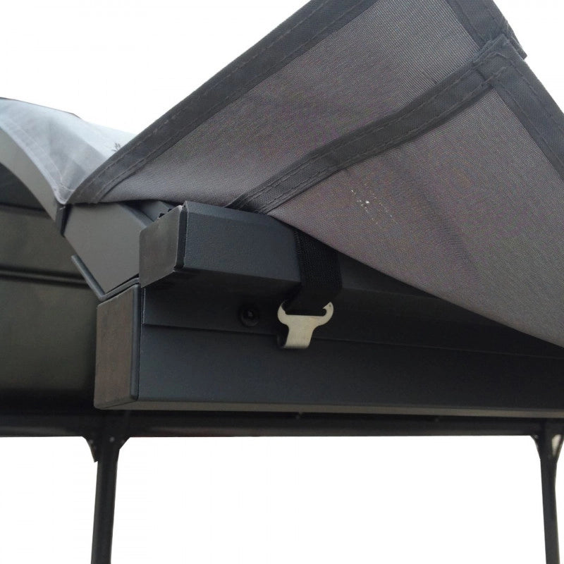Telo protettivo per carport in alluminio 485x300 cm – PVC impermeabile 280 g/m² – grigio antracite – CARB3048 Foresta