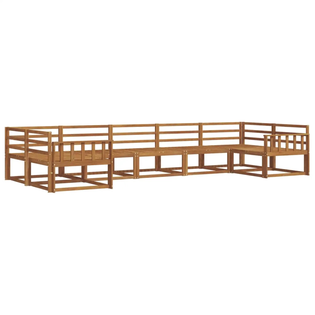 Set di divani da esterno 7 pcs Naturale 3368097