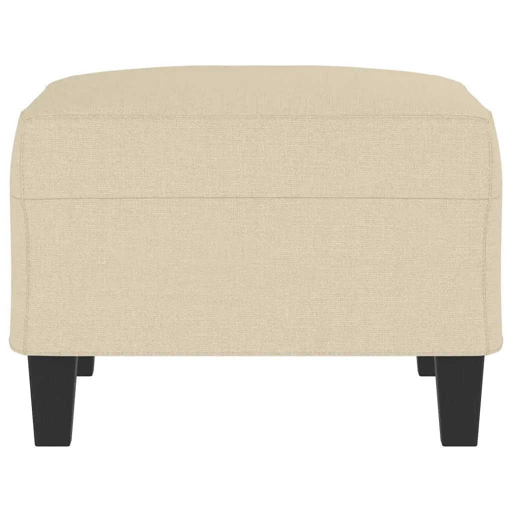 Poggiapiedi Crema 70x55x41 cm in Tessuto 349349