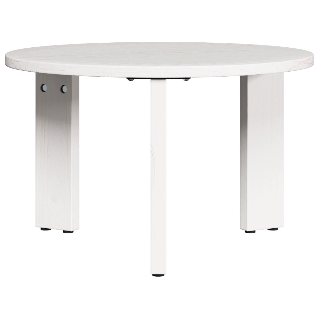 vidaXL Tavolino da salotto 3 pcs Bianco 47.5 x 47.5 x 27 cm