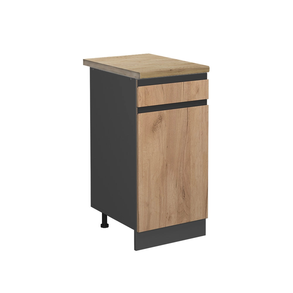 Vicco Mobiletto base per cucina Quercia dorata 40 cm , PL Rovere