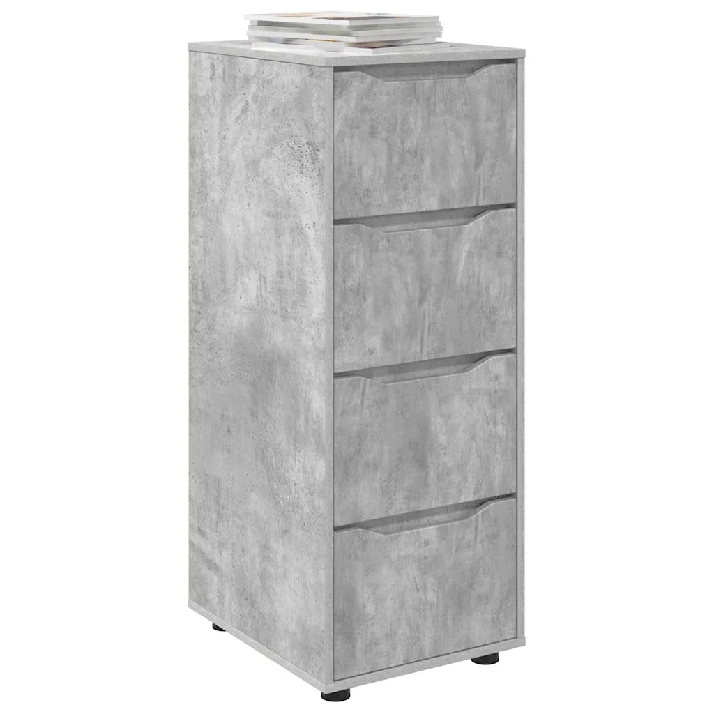 Armadio Grigio cemento 40 x 48 x 105 cm Legno multistrato