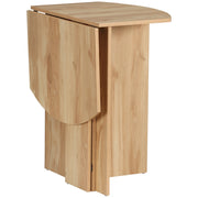Tavolo da Pranzo Pieghevole Salvaspazio in Legno di Quercia ¨C zephmum ¨C 90x60x74cm