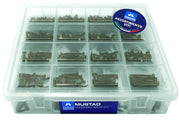 VALIGETTA MUSTAD BOX CON 670 VITI PANELVIT ASSORTITE