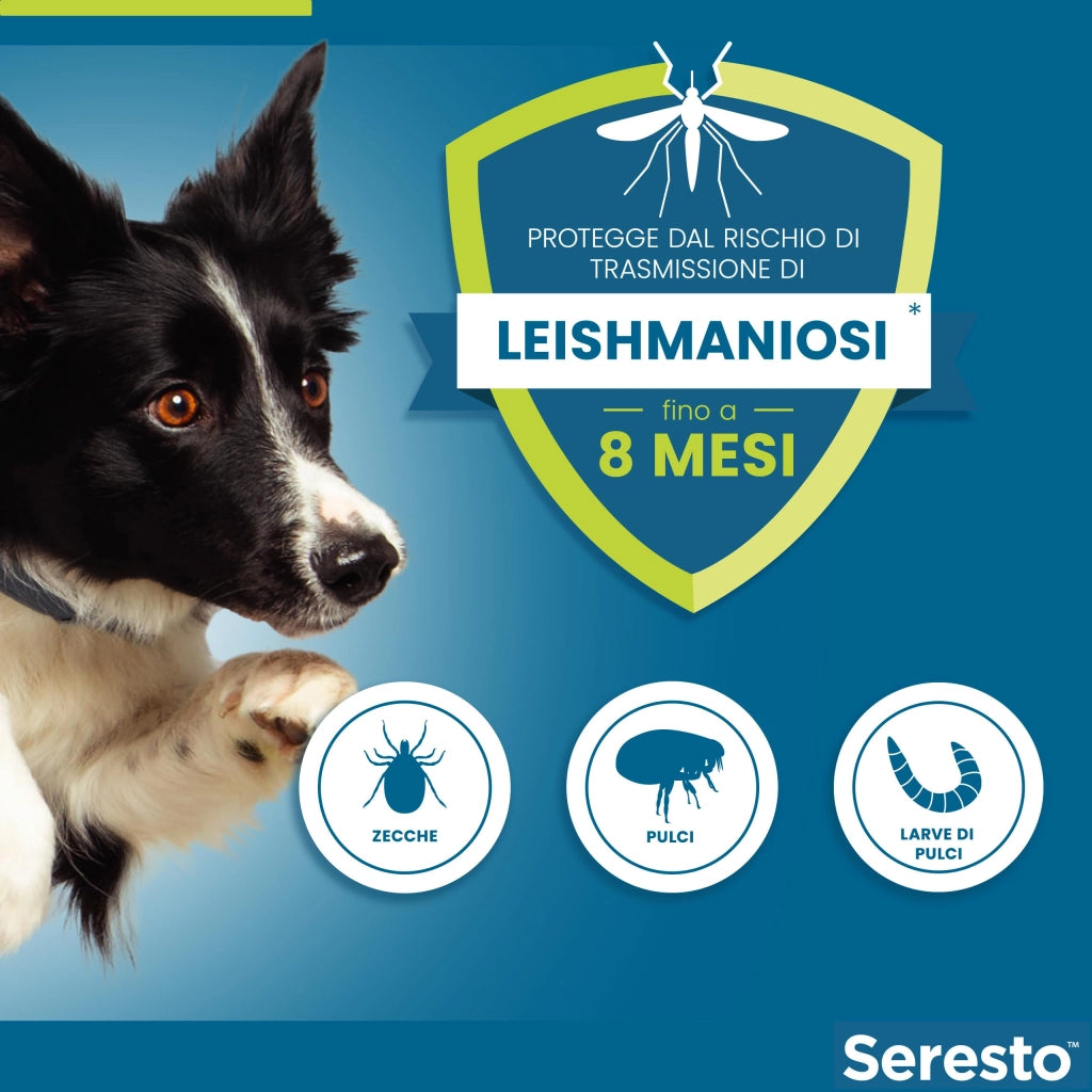 ANTIPARASSITARIO SERESTO CANI ELANCO  KG 0/8 CM 38