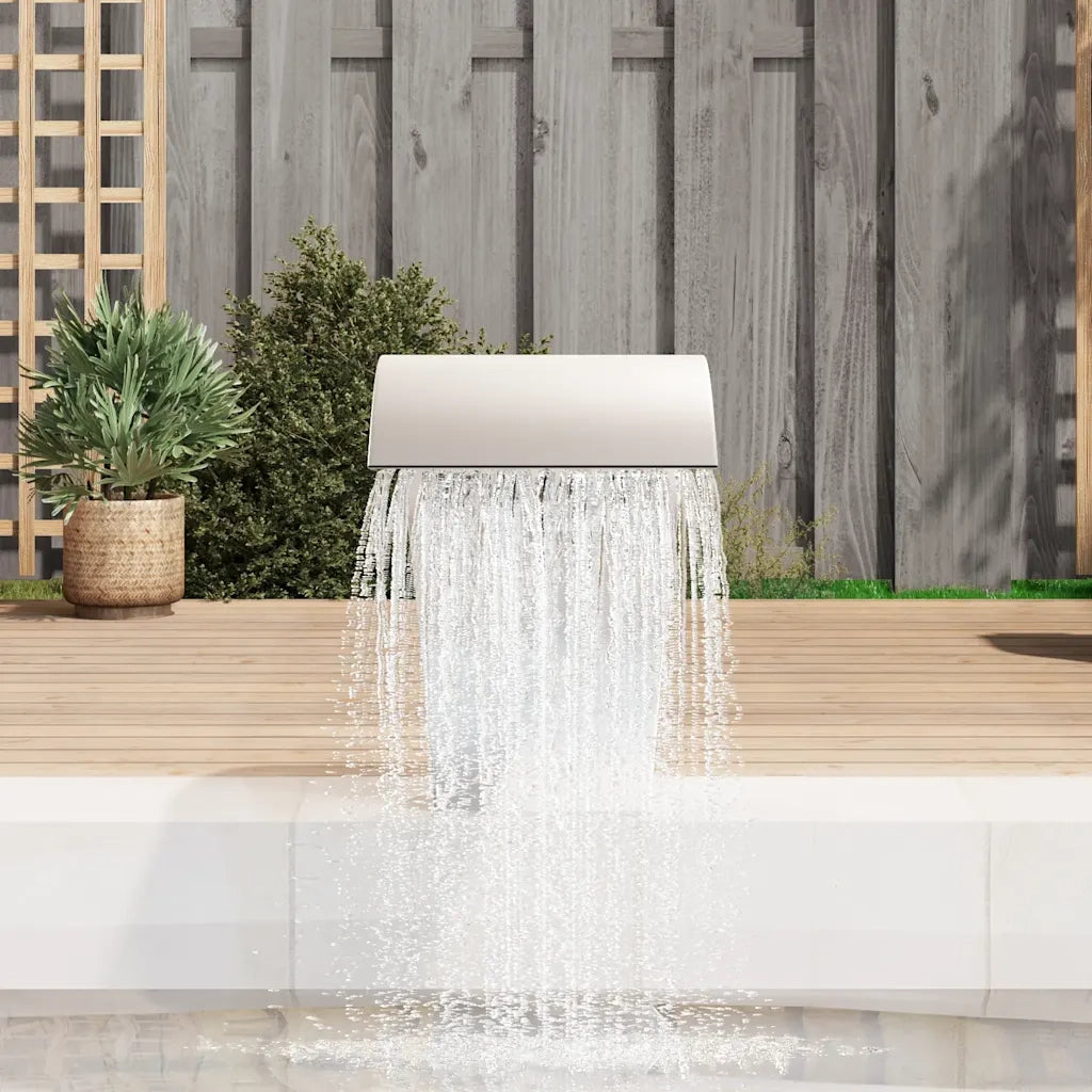 Cascata da Giardino in Acciaio Inossidabile 45x30x60 cm 41685