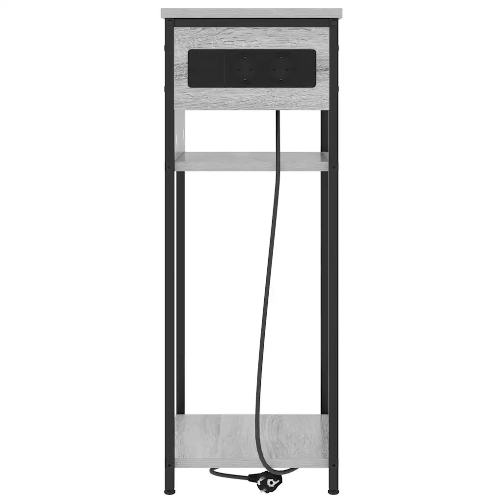 Armadio da Notte Grigio Sonoma 41 x 28 x 76 cm 859578