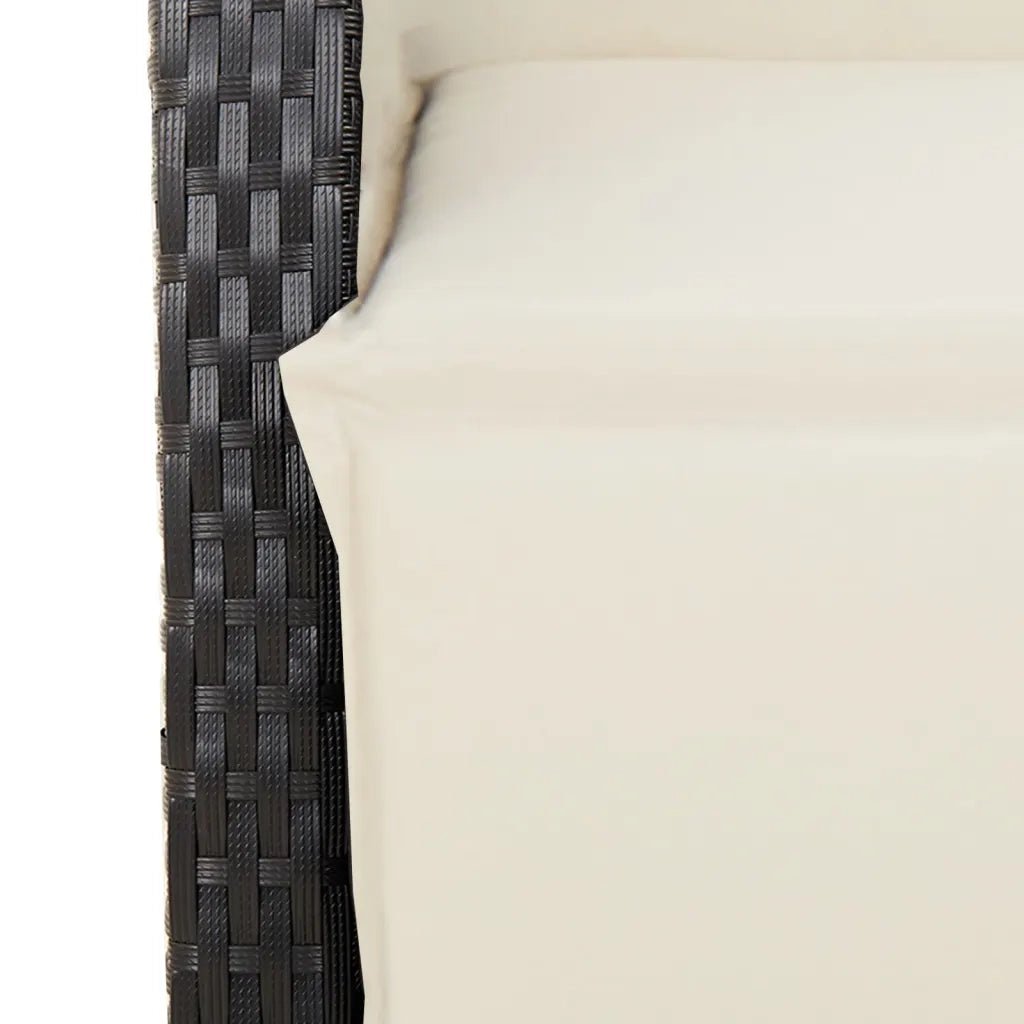 Sedie da Giardino Reclinabili 2 pz | Sedie da Esterno con Poggiapiedi Polyrattan
