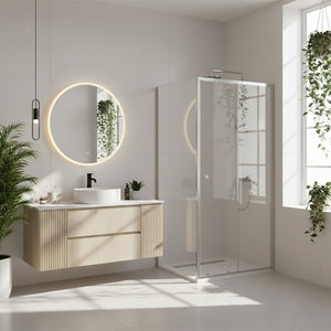 Cabina Doccia Rea Primo Slide 130x100 Chrome