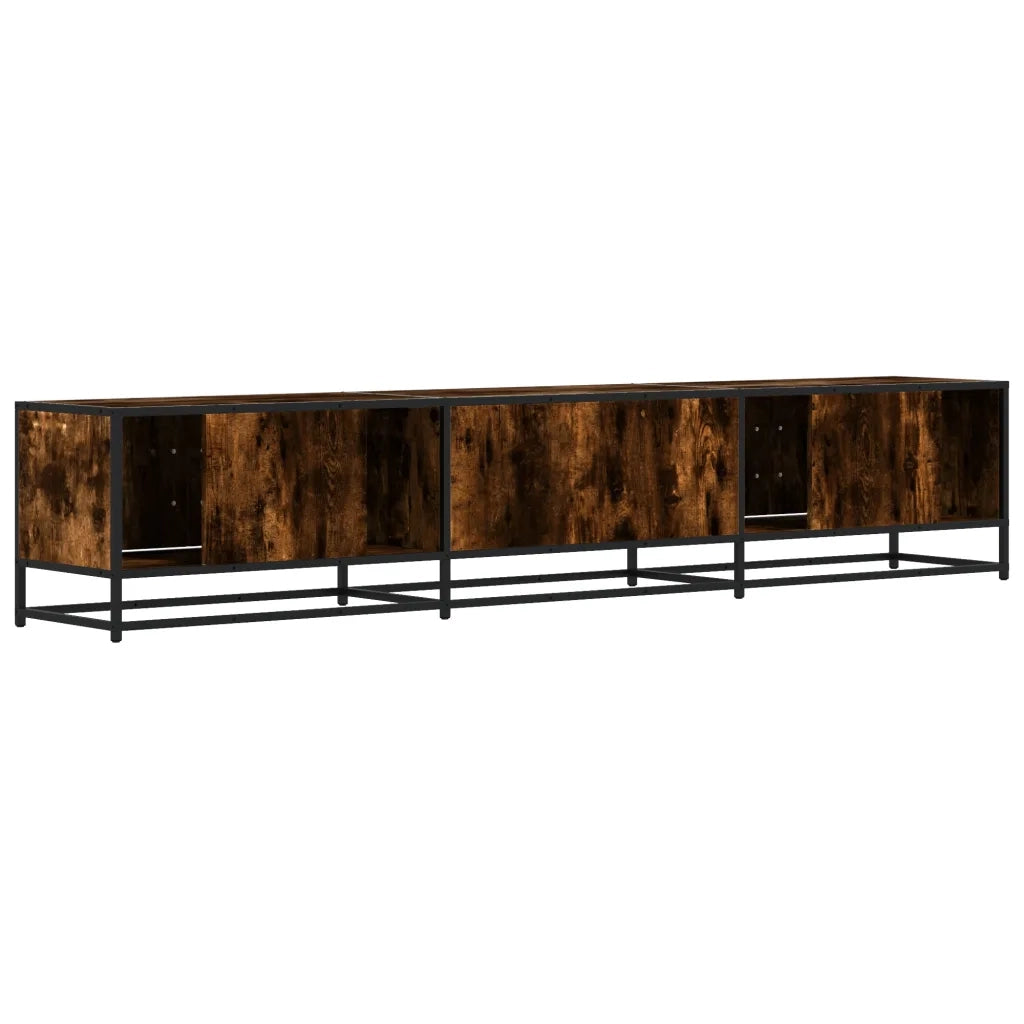 Mobile TV | Armadietto TV | Mobile Porta TV Rovere Fumo 210x35x41 cm in Truciolato