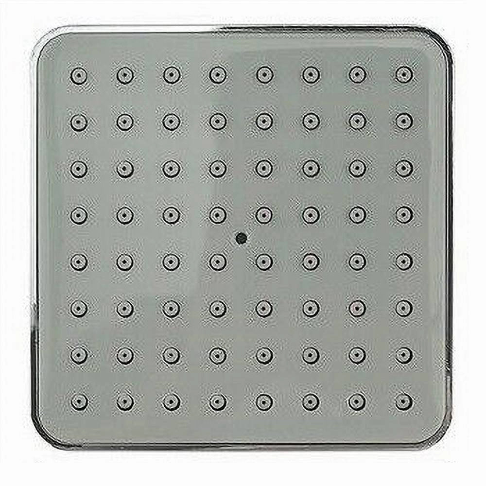 Trade Shop - Soffione Per Doccia Quadrato 10 Cm Ugelli Fori Bagno Miscelatore Attacchi 69282 -