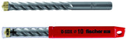 Fischer PUNTA PER MURATURA D-SDX 4 TAGLIENTI  Ø mm. 8x80x120 10.00 pz