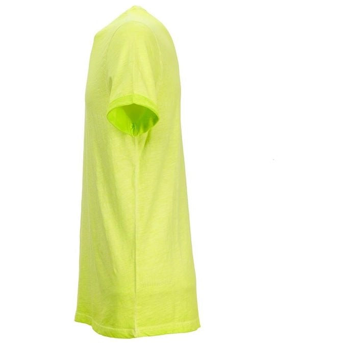 U-Power EY195YF Fluo Maglietta alta visibilita' manica corta girocollo cotone Slim Fit 145 g-m² taglia 2XL colore Giallo Fluo