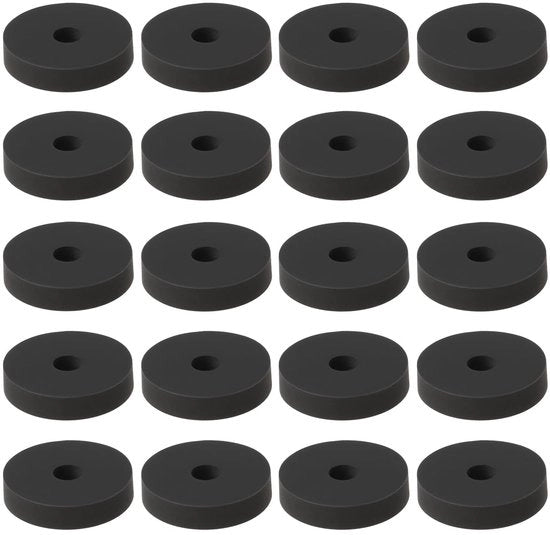 Pacco di gomma a doppio effetto per rubinetti 20 pezzi - Afdichtingsring 19x4x4mm - Rubinetto a 1/2 pollici BSP - Gomma resistentente all'usura - Effetto di chiusura dell'acqua affidabile - Afdichtring
