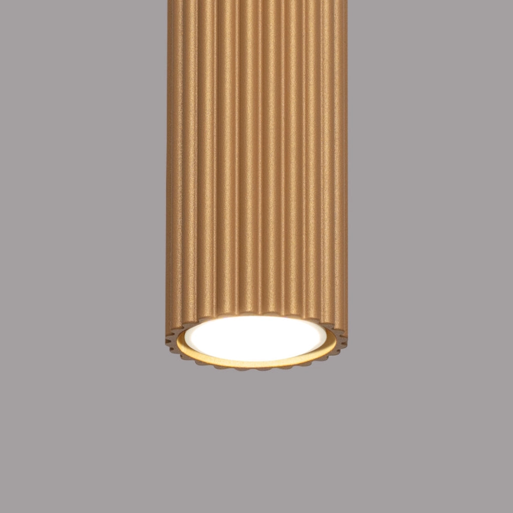 Spot soffitto GRAVIO Pure Lume oro tondo 20cm GU10