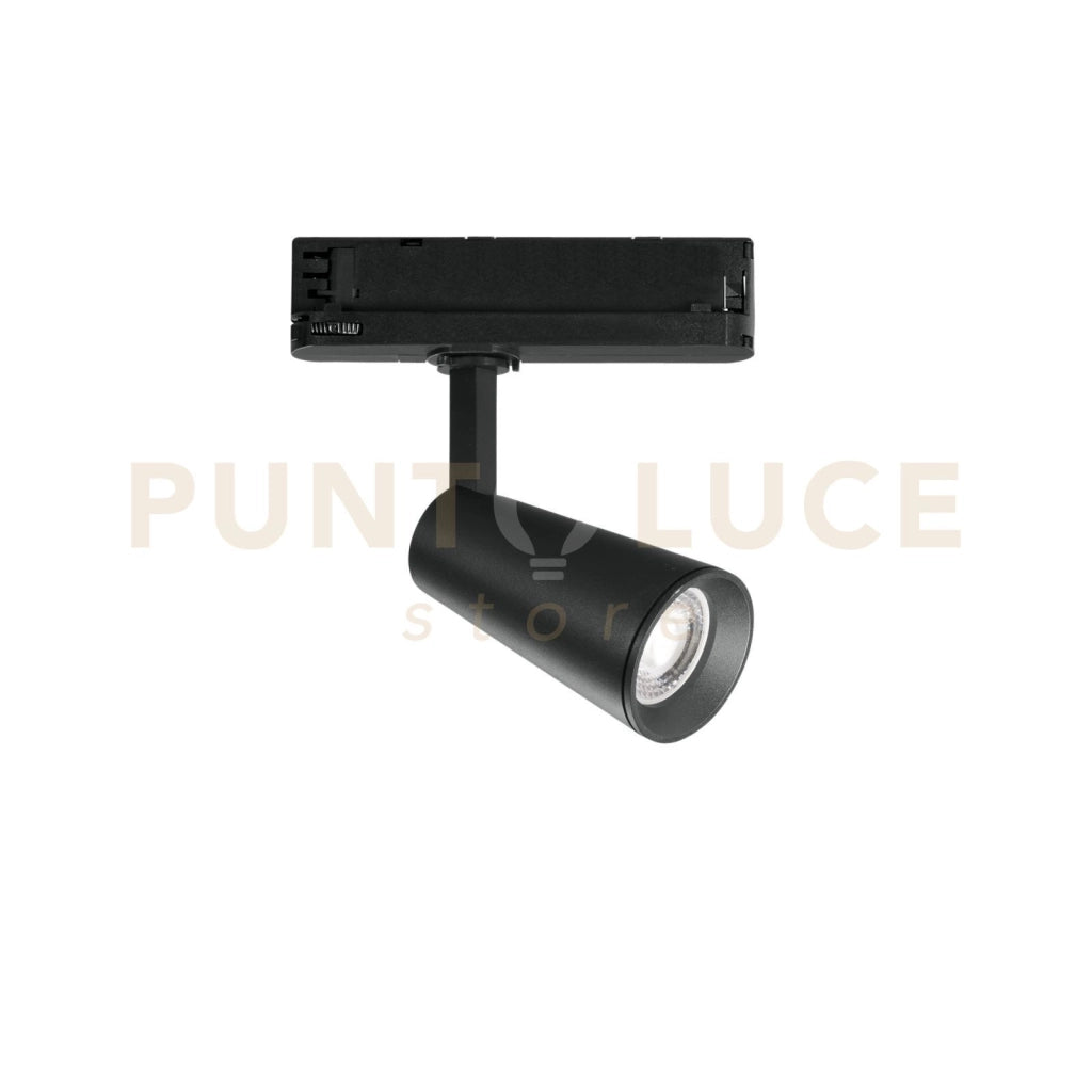 FARO BINARIO LED KONE NERO IN ALLUMINIO 13W 1175LM 3000K 20,5X11X6,2 CM.
