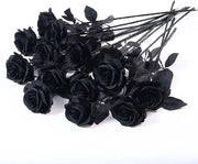 Fiorellini Realistici - 12 Pezzi - 53cm - Nero - Per Matrimoni e Decorazione Interna - Ideali per Ogni Ambiente