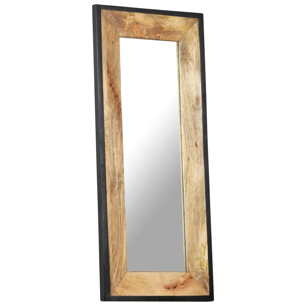 Specchio 110x50 cm in Legno Massello di Mango cod mxl 57225