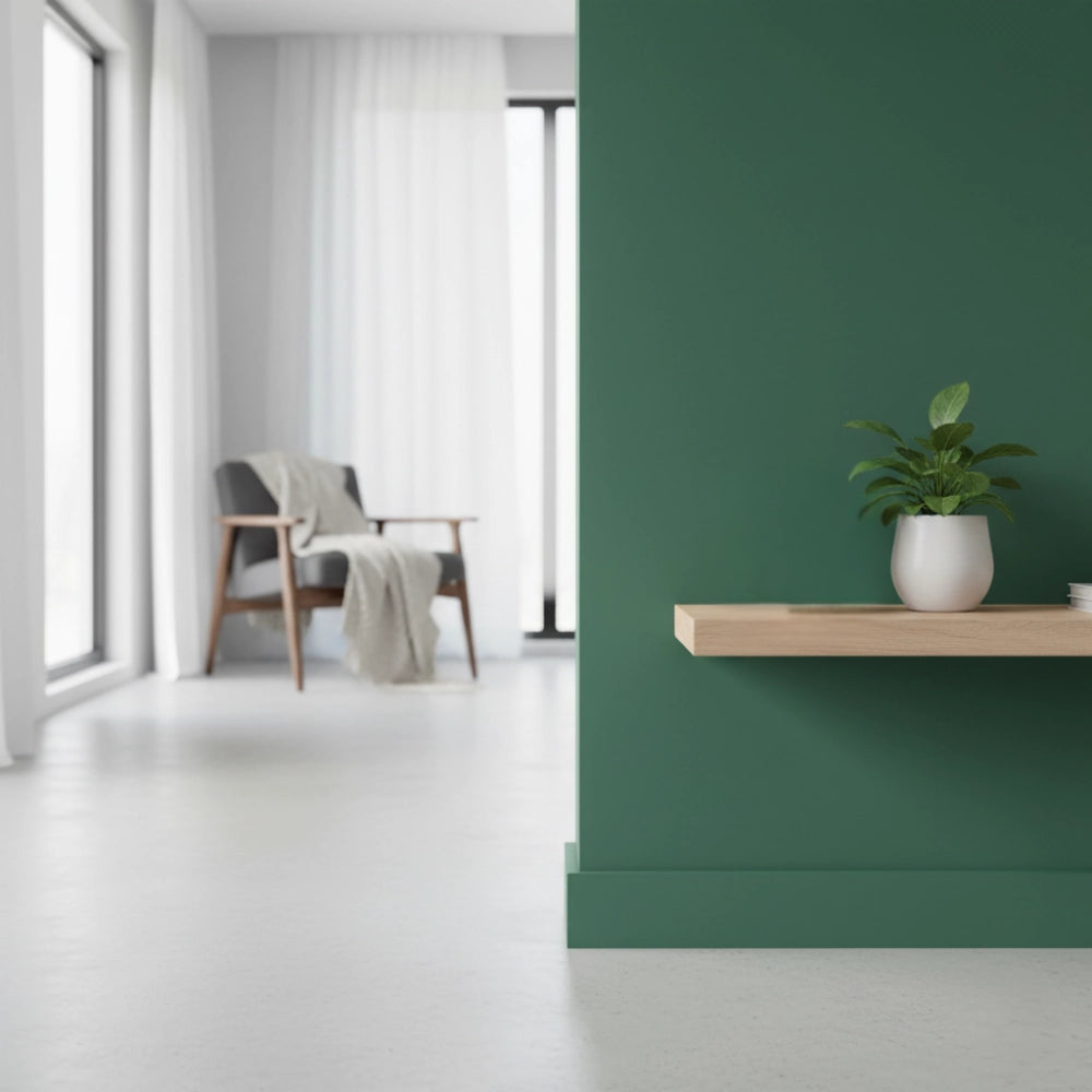 Ecolux smalto satinato acrilico ecologico per legno e metallo *** formato 2.5 lt, colore- bosco, confezione 1