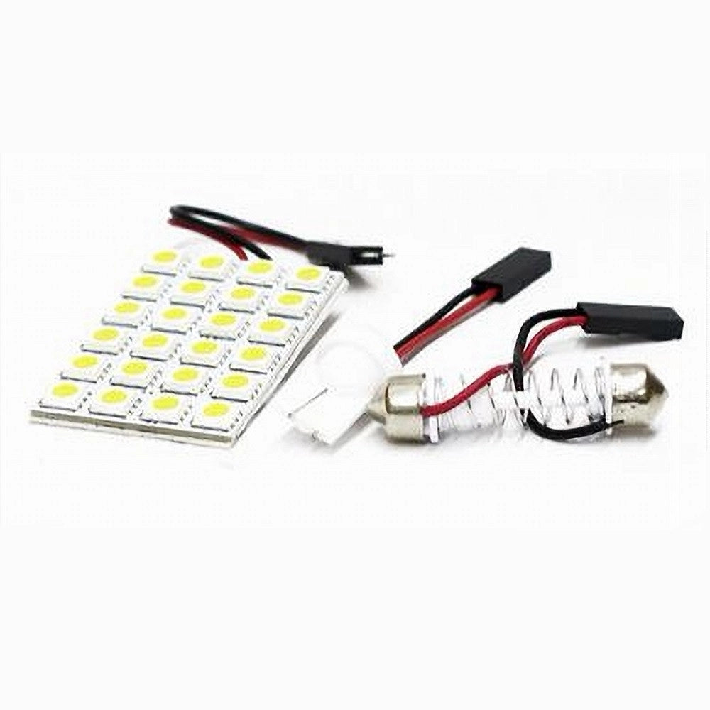 Trade Shop - Chip Led 24 Led Per Interni Auto Luce Fredda 6000k 5 Watt 12 V T10 Maxtech L-m05 -