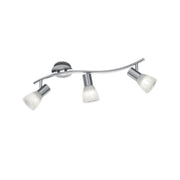 Faretto soffitto Trio Levisto argento 3xE14 dimm. IP20