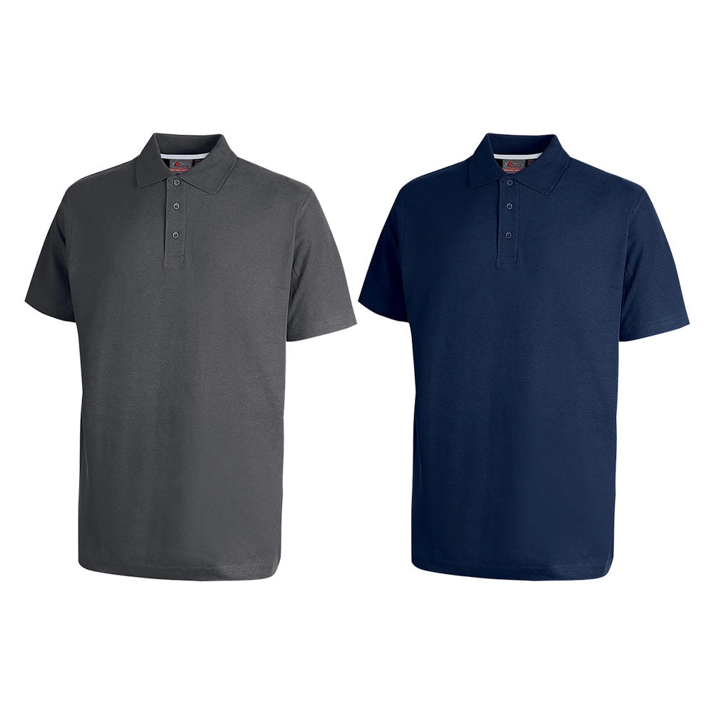 POLO 'TONGA' taglia  L - grey meteorite- 5 pezzi  - UPOWER