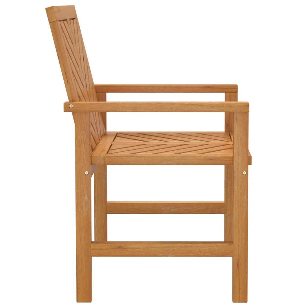 Sedie da Pranzo da Giardino 4pz Legno Massello di Acacia 3155975