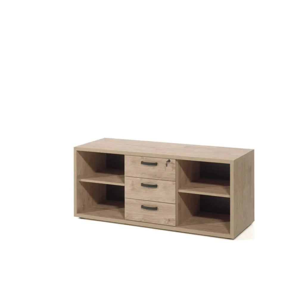 Set di 5 mobili da ufficio professionale in colore quercia dorata collezione DEPÉ
