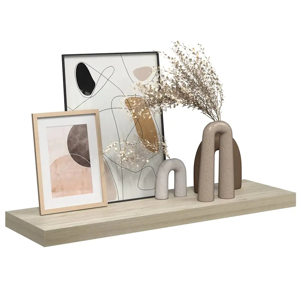 Scaffale a Parete Rovere 80x23,5x3,8 cm in MDF cod mxl 33374