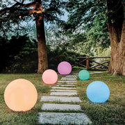 Lampada sfera luminosa da giardino Ø 40 cm Luce Verde con Cavo mod. Hoop
