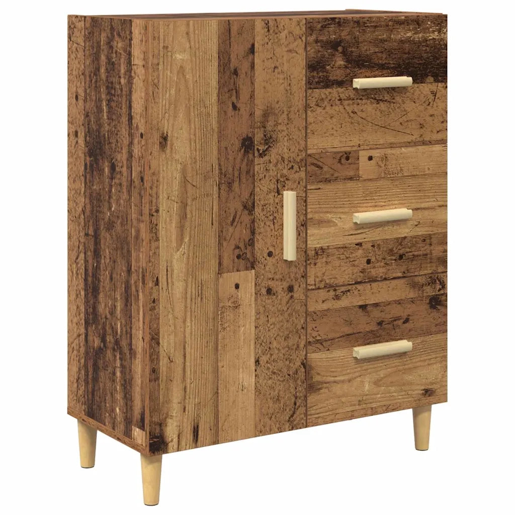 Credenza-Buffet-Armadio da cucina Legno vecchio 69,5 x 34 x 180 cm Legno multistrato 823964