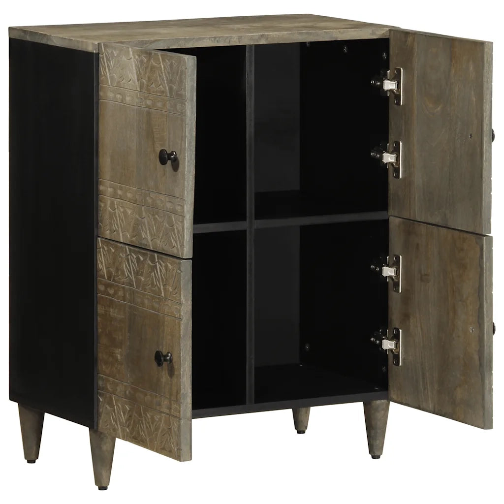Credenza 60x33x75 cm in Legno Massello di Mango 4017818