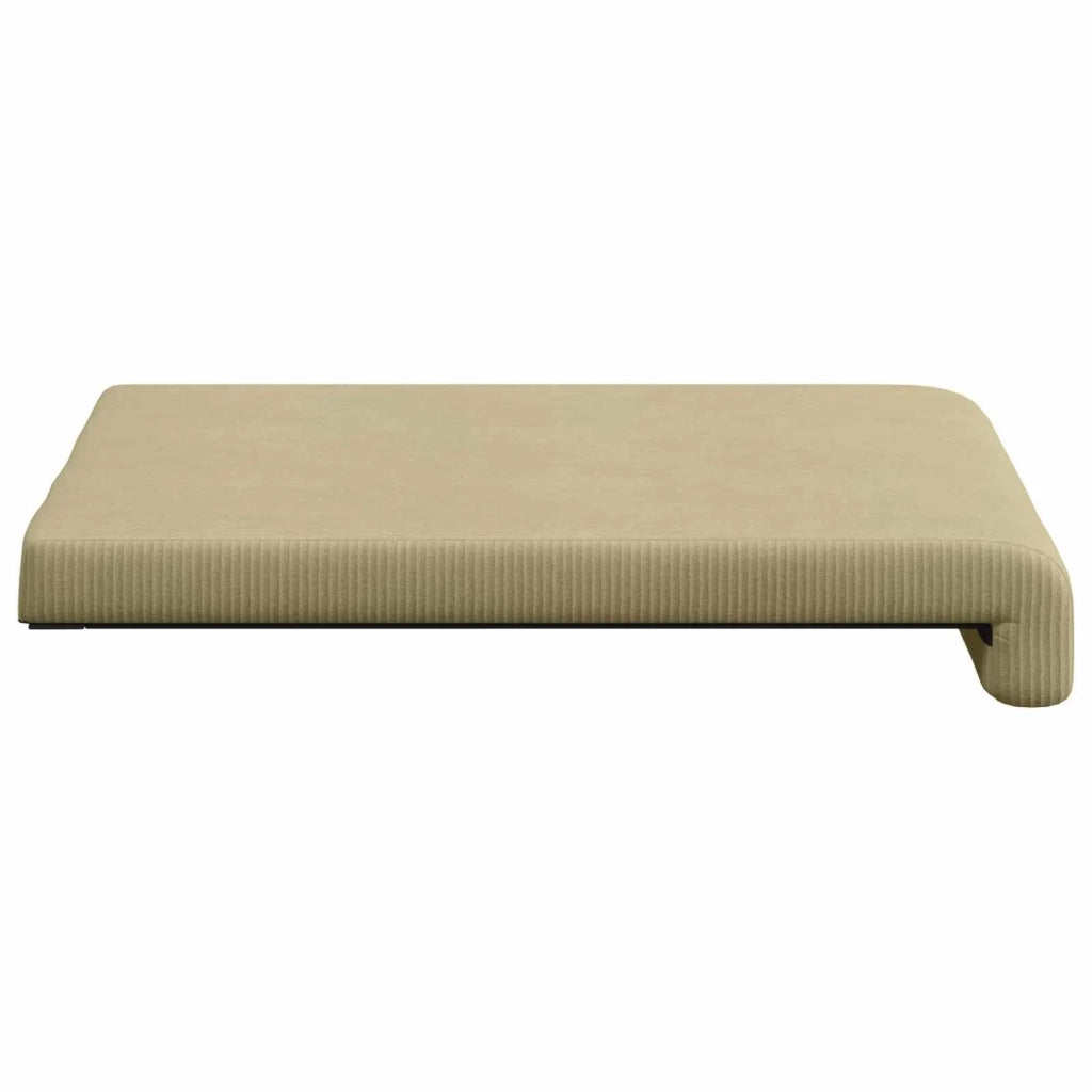 Cuscino per panchina 2 pcs corduroy Grigio Verde 42043062