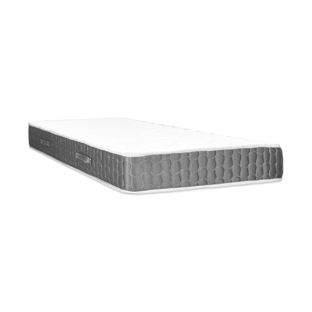 Materasso una piazza e mezza 120x190x25H in schiuma poliuretanica e memory Palladio grigio