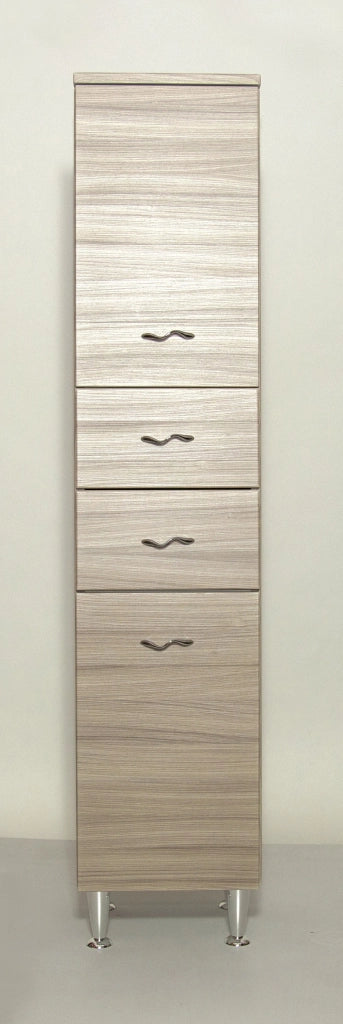 KIT COLONNA BAGNO FRANCESCA 2 ANTE + 2 CASSETTI Cm 33X33X160H FINITURA OLMO