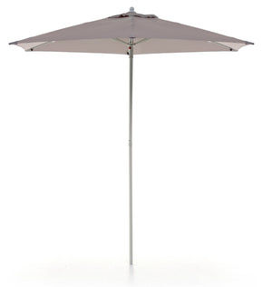 Ombrellone da Giardino Ø2,4 m Palo Ø32 mm in Ferro Telo in Poliestere Garden Grigio