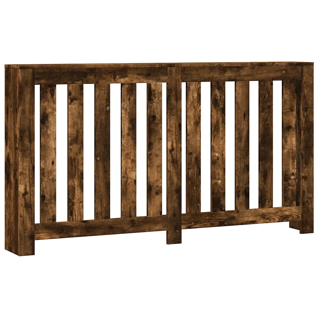 vidaXL Copertura Termosifone Rovere Fumo 149x20x82cm Legno Multistrato